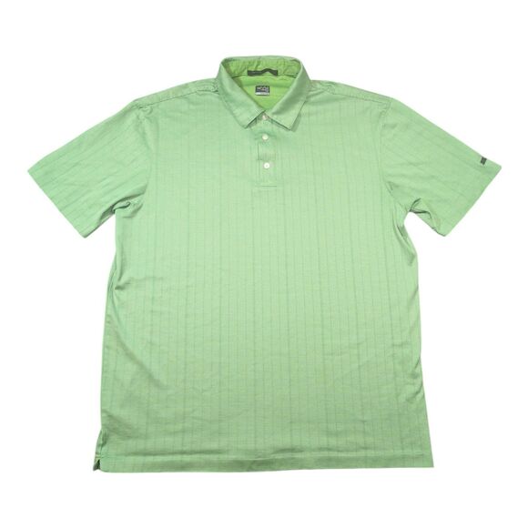 Nike Shirt Mens XL Tiger Woods Collection Polo Green Stretch Performance Dri Fit - Picture 2 of 7